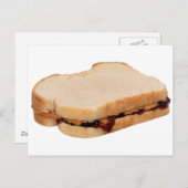 Peanut Butter en Jelly Sandwich Briefkaart (Voorkant / Achterkant)