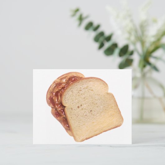 Peanut Butter en Jelly Sandwich Briefkaart (Staand voorkant)