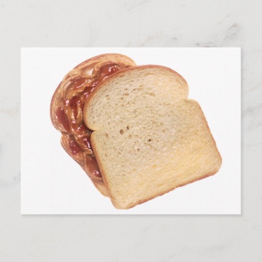 Peanut Butter en Jelly Sandwich Briefkaart (Voorkant)