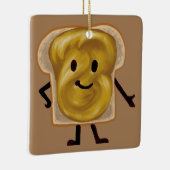 Peanut Butter en Jelly Sandwich Buddies Keramisch Ornament (Rechts)