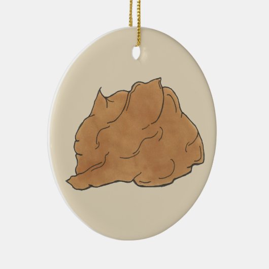 Peanut Butter en Jelly Sandwich Lunchtime Foodie Keramisch Ornament (Rechts)