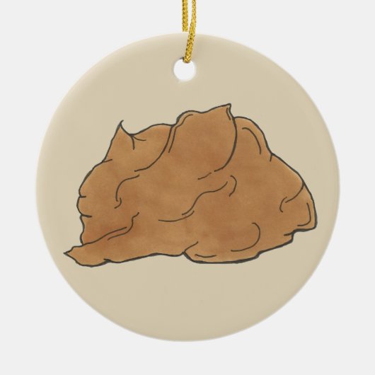 Peanut Butter en Jelly Sandwich Lunchtime Foodie Keramisch Ornament (Voorkant)