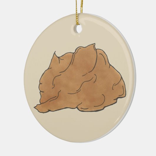 Peanut Butter en Jelly Sandwich Lunchtime Foodie Keramisch Ornament (Links)