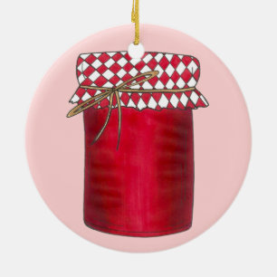 Peanut Butter en Jelly Sandwich Lunchtime Foodie Keramisch Ornament