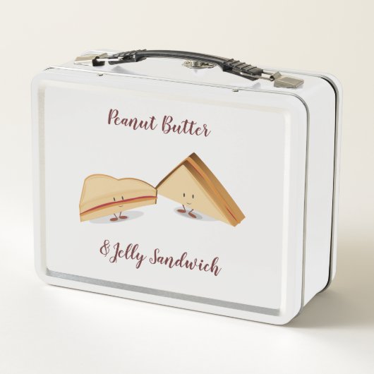 Peanut Butter en Jelly Sandwich | Metalen losbox (Achterkant)