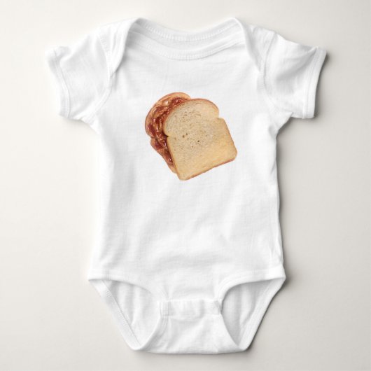 Peanut Butter en Jelly Sandwich Romper (Voorkant)