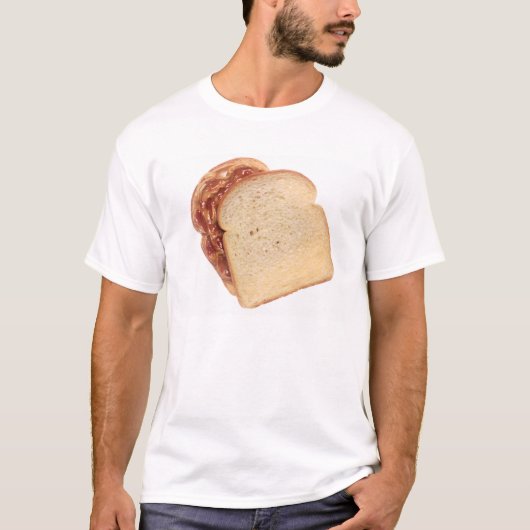Peanut Butter en Jelly Sandwich T-shirt (Voorkant)