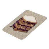 Peanut Butter en Jelly Sandwiches Magneet (Linkerzijde)