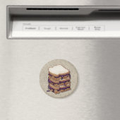Peanut Butter en Jelly Sandwiches Magneet (Insitu (Vaatwasser))