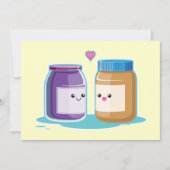Peanut Butter en Jelly Save The Date (Voorkant)