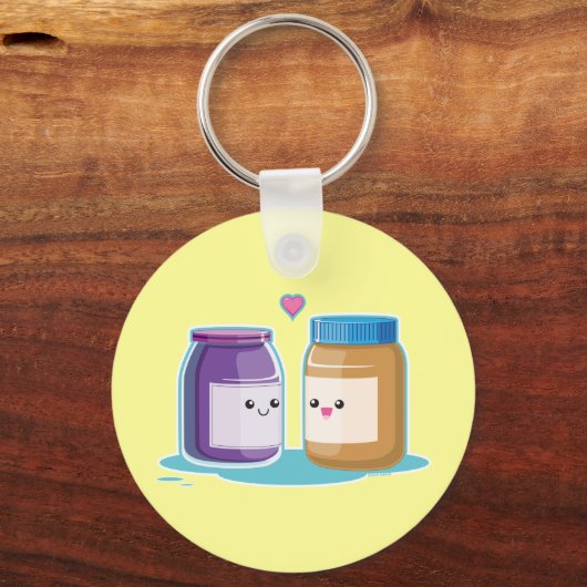 Peanut Butter en Jelly Sleutelhanger (Voorkant)