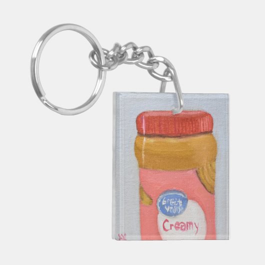 Peanut Butter en Jelly Sleutelhanger (Voorkant Links)