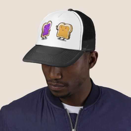 Peanut Butter en Jelly Trucker Pet (In situ)