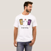 Peanut Butter en Jelly "True Love"-Shirt T-shirt (Voorkant volledig)