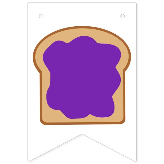 Peanut Butter en Jelly Vlaggetjes (Tweede vlag)