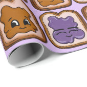Peanut Butter en Jelly Wrapping Paper Cadeaupapier (Rol Hoek)
