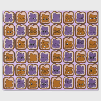Peanut Butter en Jelly Wrapping Paper Cadeaupapier