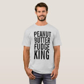 PEANUT BUTTER FUDGE KING T-SHIRTS MANNEN (Voorkant volledig)