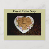Peanut Butter Fudge Recipcard Briefkaart (Voorkant)