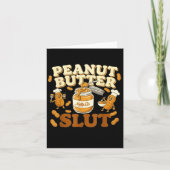 Peanut Butter Funny Peanut Butter Lovers Apparel Kaart (Voorkant)