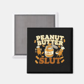 Peanut Butter Funny Peanut Butter Lovers Apparel Magneet (Voorkant / Achterkant)