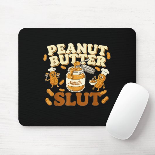 Peanut Butter Funny Peanut Butter Lovers Apparel Muismat (Met muis)