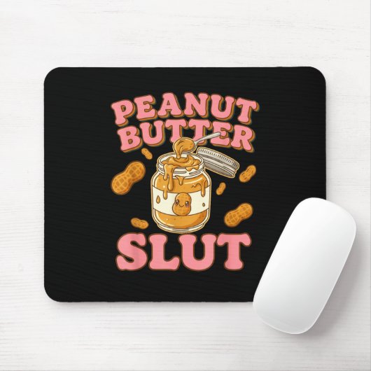 Peanut Butter Funny Peanut Butter Lovers Apparel Muismat (Met muis)