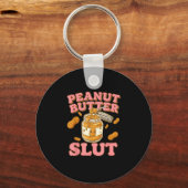Peanut Butter Funny Peanut Butter Lovers Apparel Sleutelhanger (Voorkant)