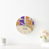 Peanut Butter & Grape Jelly PB&J Aangepast Ronde Klok (Huis)