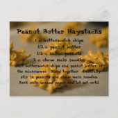 Peanut Butter Haystacks Briefkaart (Voorkant)