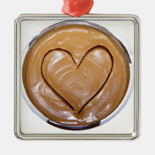 Peanut Butter Heart Metalen Ornament