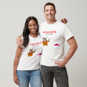 Peanut Butter is de wortel van al het kwaad T-shirt (Unisex)