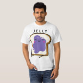 Peanut Butter Jelly 2 Matching BFF Tees Best Frien (Voorkant volledig)