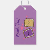 Peanut Butter Jelly Birthday Party PBJ Dank je Cadeaulabel (Voorkant)