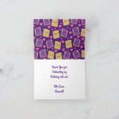 Peanut Butter Jelly Birthday Party PBJ Dank je Kaart (Binnen)