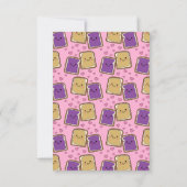 Peanut Butter Jelly Classroom Valentijn PBJ Card Bedankkaart (Achterkant)