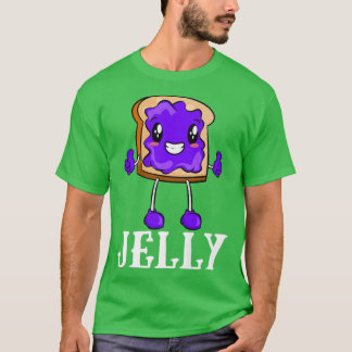 Peanut Butter & Jelly Kawaii PB&J Matching Blueber T-shirt