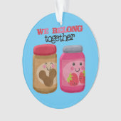 Peanut Butter & Jelly-kerstversiering Ornament (voorkant)