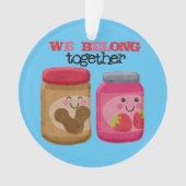 Peanut Butter & Jelly-kerstversiering Ornament (voorkant)