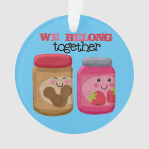 Peanut Butter & Jelly-kerstversiering Ornament