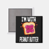 Peanut Butter Jelly Matching Couples Halloween Fun Magneet (Voorkant / Achterkant)