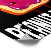 Peanut Butter Jelly Matching Couples Halloween Fun Poster (Hoek)