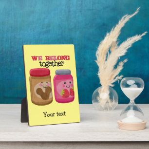 Peanut Butter & Jelly Photo Plaque Fotoplaat