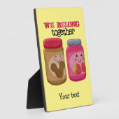 Peanut Butter & Jelly Photo Plaque Fotoplaat (Zijkant)