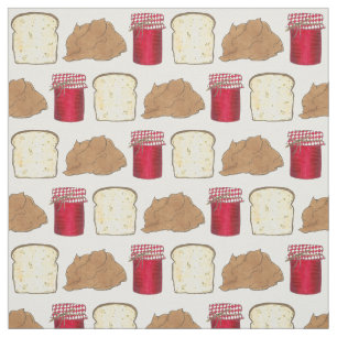 Peanut Butter Jelly Sandwich Bread Lunchtime Food Stof