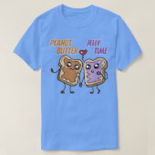 Peanut Butter Jelly Time BFF Love Match Perfect T T-shirt (Design voorkant)