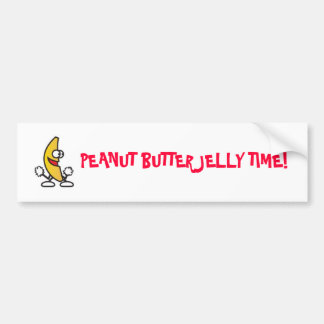 Peanut Butter Jelly Time! Bumpersticker