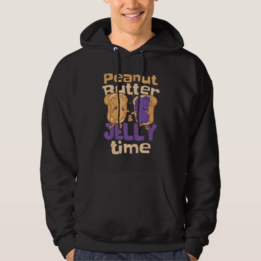 Peanut Butter Jelly Time Hoodie (Voorkant)