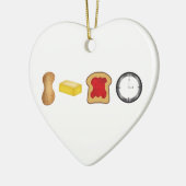 Peanut Butter Jelly Time Horizontal Keramisch Ornament (Links)