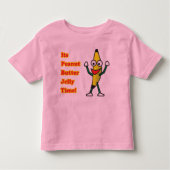 Peanut Butter Jelly Time Kinder Shirts (Voorkant)